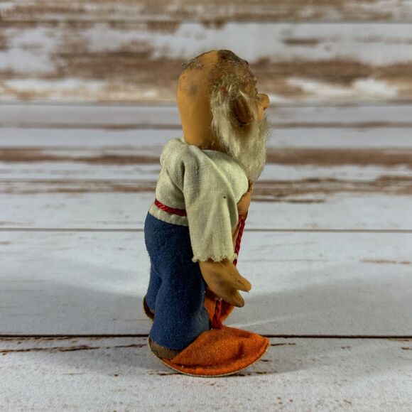 4.5” Vintage Rubber Steiff Gucki The Gnome - Picture 3 of 8